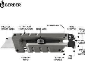 Actual product image Gerber Gear PRYBRID UTILITY universal tool (8 Functions)