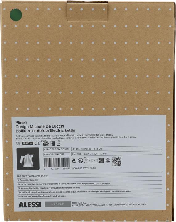 Image du produit Alessi Bouilloire Plissé (1 l)