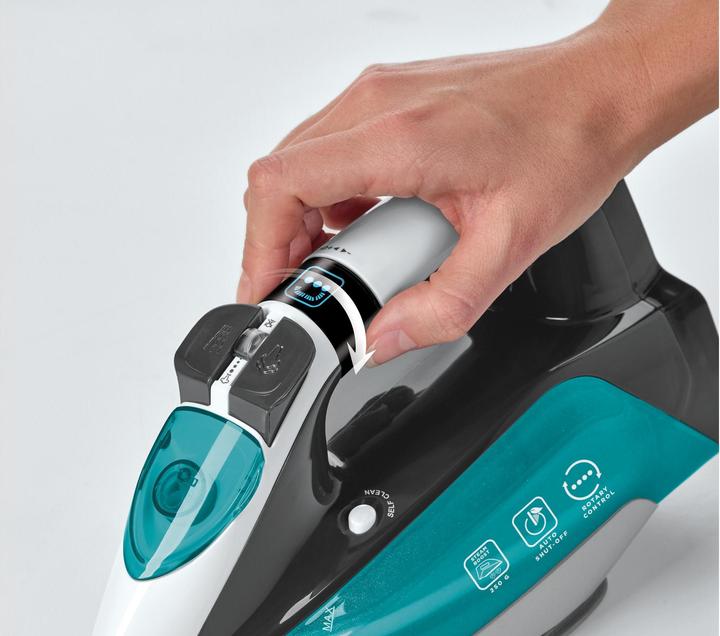 Actual product image Polti Iron PLEU0253 Vaporella Quick & Slide QS220 Steam Iron, 2400 W, Water tank capacity 350 ml, Cont (250 g/min)