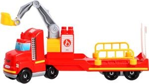 Productafbeelding Ecoiffier Abrick priešgaisrinės tarnybos dvi transporto priemonės, judantys elementai 34 priedai