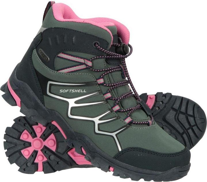 Actual product image Mountain Warehouse Childrens/Kids Softshell Waterproof Walking Boots (33)