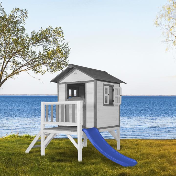 Actual product image Axi Lodge XL Playhouse Classic - Blue Slide