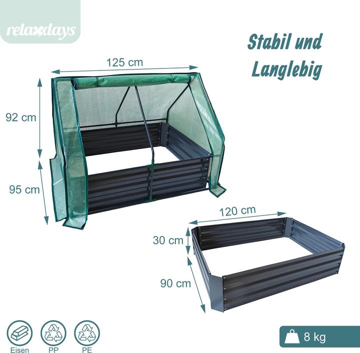 Produktbild Relaxdays Hochbeet