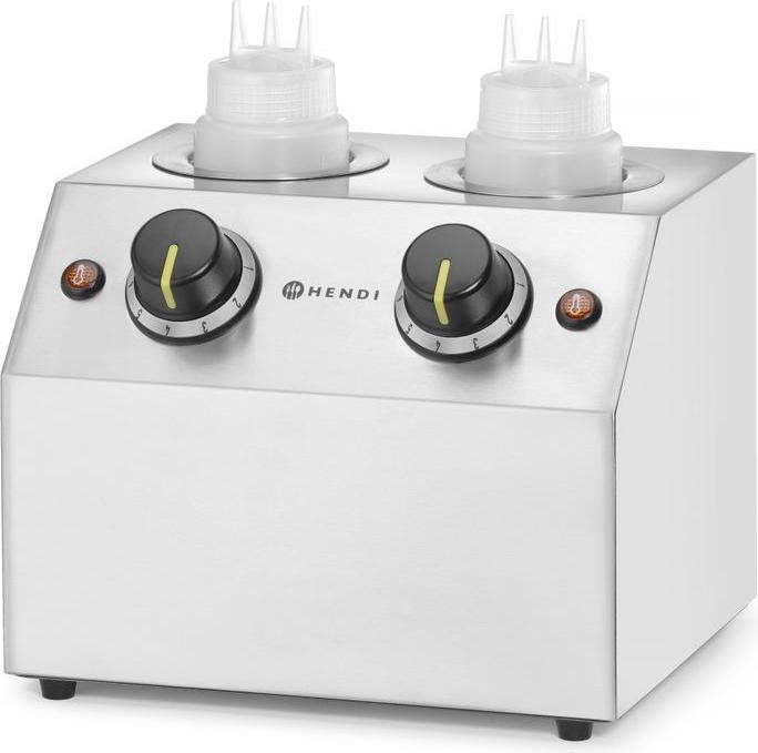 Actual product image Hendi Double sauce warmer,, 1.3L, 220-240V/400W, 270x223x(H)282mm