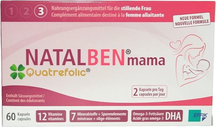 Produktbild Natalben Mama Quatrefolic (1 Stück, Kapseln, 132 g)