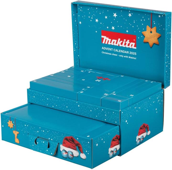Productafbeelding Makita Adventskalender 2025, gereedschapsset, 78 stuks