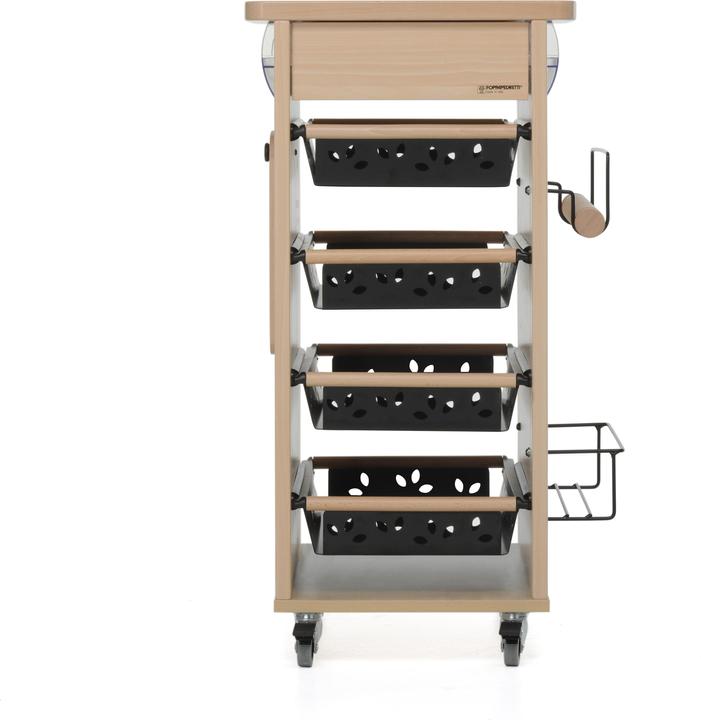 Actual product image Foppapedretti Foppa Bistrot Kitchen Trolley Natural Wood