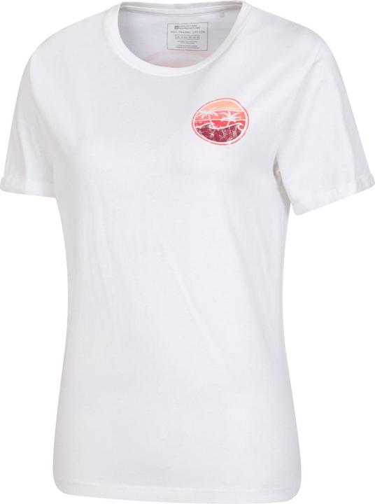 Actual product image Mountain Warehouse Womens/Ladies Palm Wave Organic Cotton Loose Fit T-Shirt (46)