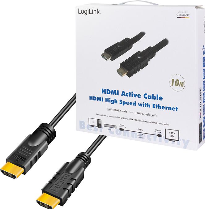 Immagine prodotto LogiLink HDMI (Typ A) — HDMI (Typ A) (10 m, HDMI)