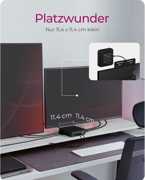 Produktbild Icy Box IB-DK4090-C (USB-C, 12 Ports)