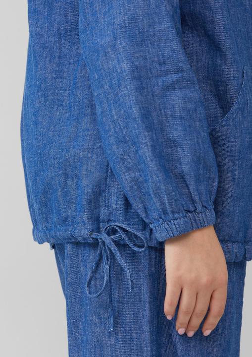 Produktbild S.Oliver Indoor-Jacke Leinenmix-Blouson mit Raffungen (44)