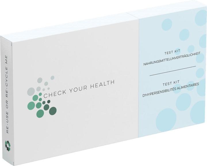 Actual product image Check Your Health Test Kit Sensibilités Alimentaires