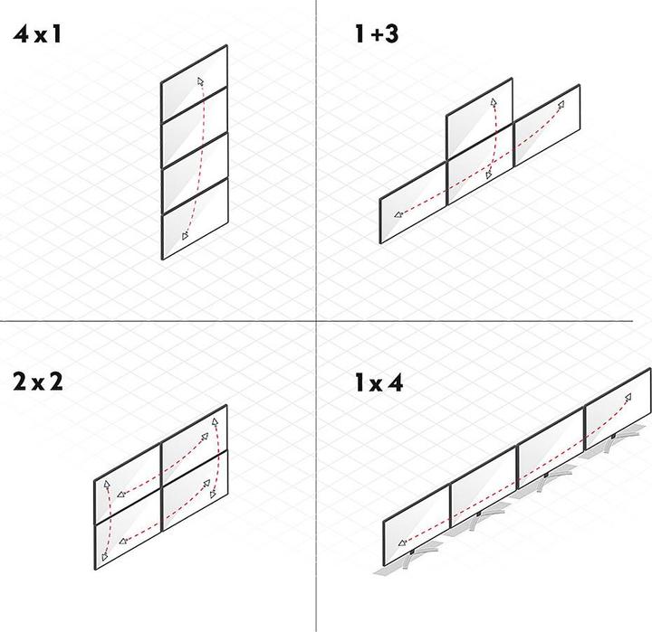 Actual product image Lindy 4 Port KM Switch, USB 2.0 & Audio