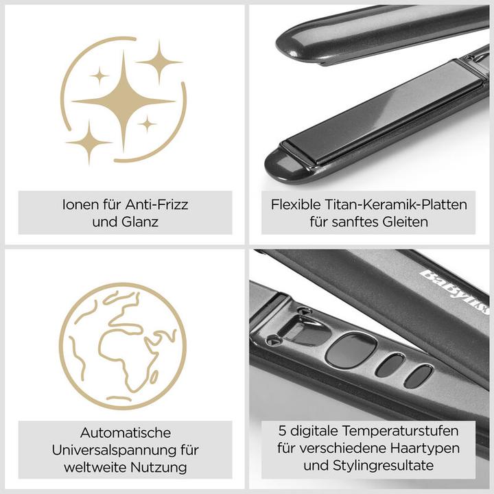 Actual product image BaByliss Haarglätter Titanium Shine (Straightening iron)