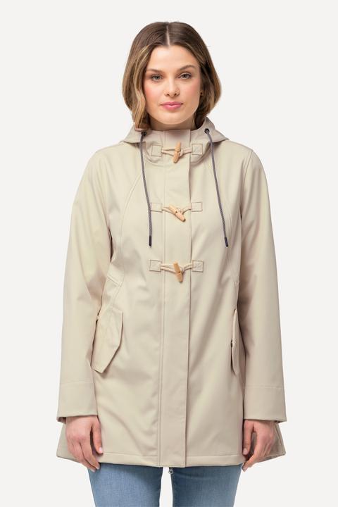 Produktbild Ulla Popken HYPRAR Softshelljacke, wasserabweisend, Knebelknöpfe (50, 52)