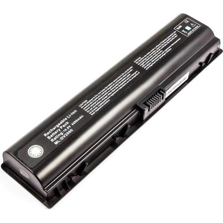 CoreParts Laptop-Batterie (gleichwertig mit: HP 452057-001) (6 Zellen, 4100 mAh), Notebook Akku, Schwarz
