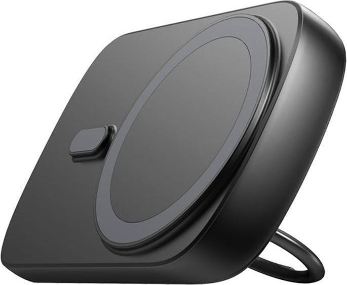 Immagine prodotto Joyroom Power bank wireless 6000mAh JR-W030 20W MagSafe con anello e supporto - nero (6000 mAh, 20 W, 23.10 Wh)