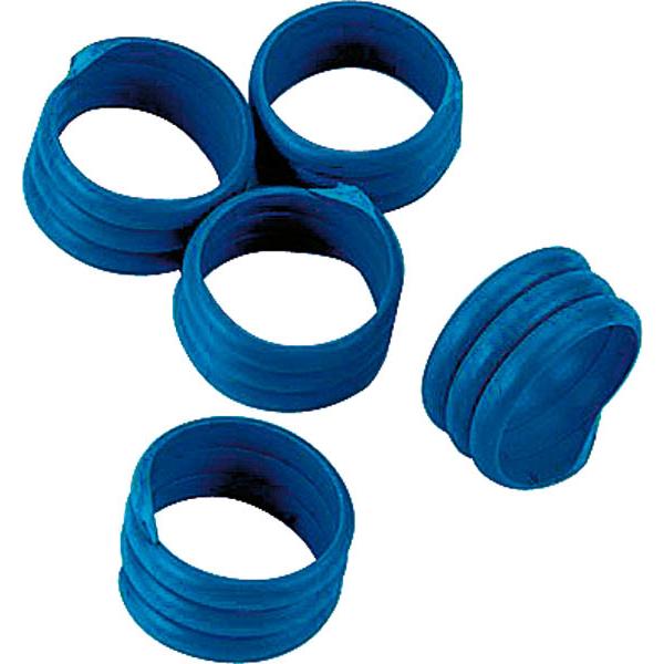 Thumbnail - Kerbl, Gummiband, Spiralring 16mm, Kunststoff, farblich gemischt, 100St./Pack (100 Stk.)