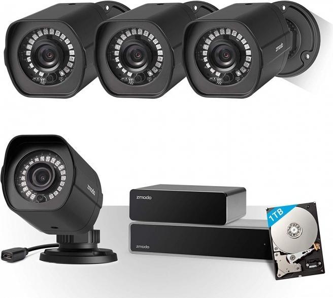 Actual product image Zmodo Camera IP ZS-2004-B-1TB (1920 x 1080 Pixels)
