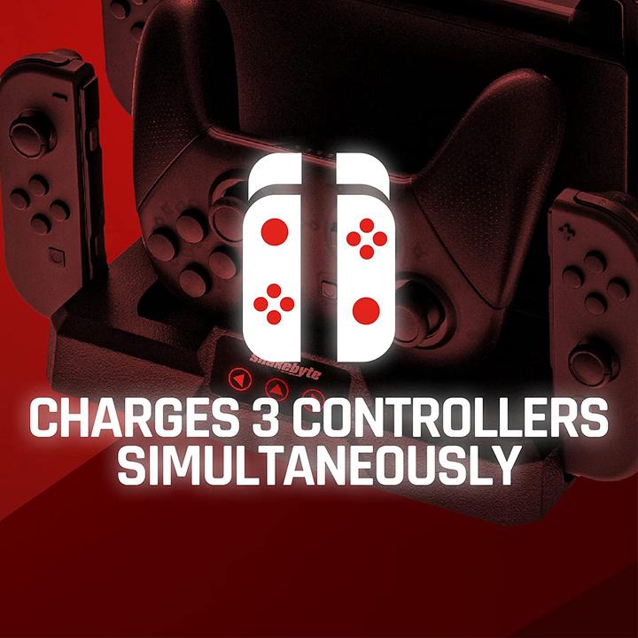 Image du produit Snakebyte DUAL CHARGE:BASE S (SWITCH) Accessoires de jeux vidéo (Switch)