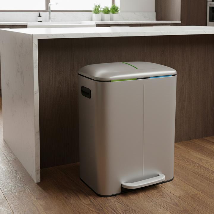 Produktbild Relaxdays Mülleimer 2 Fächer (40 l)