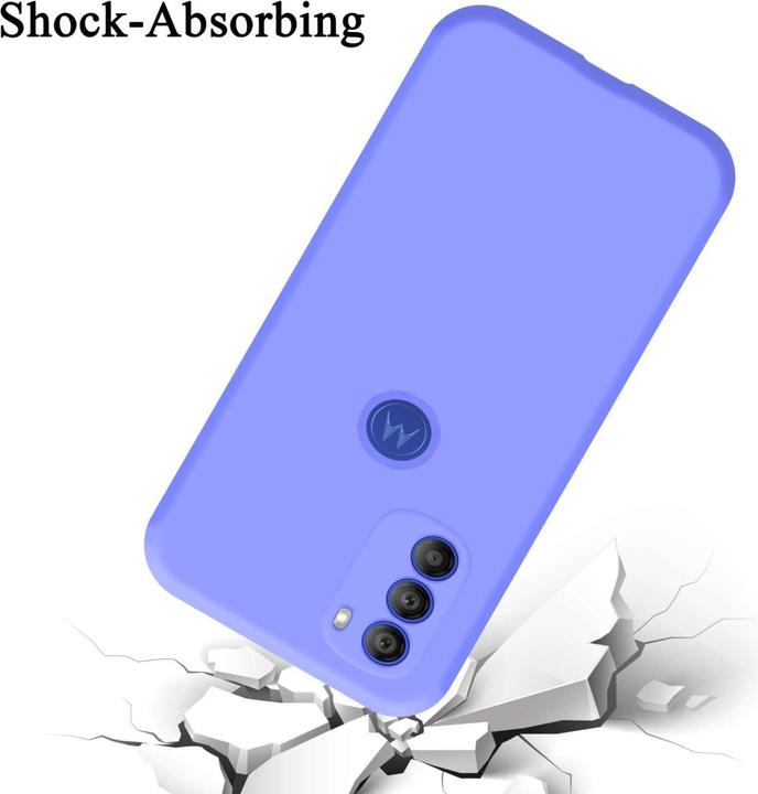 Actual product image Cadorabo Bumper Case for Motorola MOTO G51 5G TPU Liquid Silicone Cover for Motorola MOTO G51 5G (Motorola Moto G51 5G)