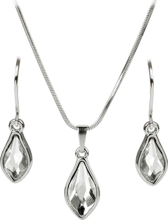 Immagine prodotto Levien Set di orecchini senza tempo e collana di cristalli di fiamma