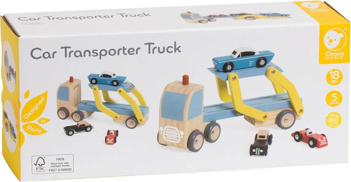 Classic World Trasportatore di legname con 3 auto