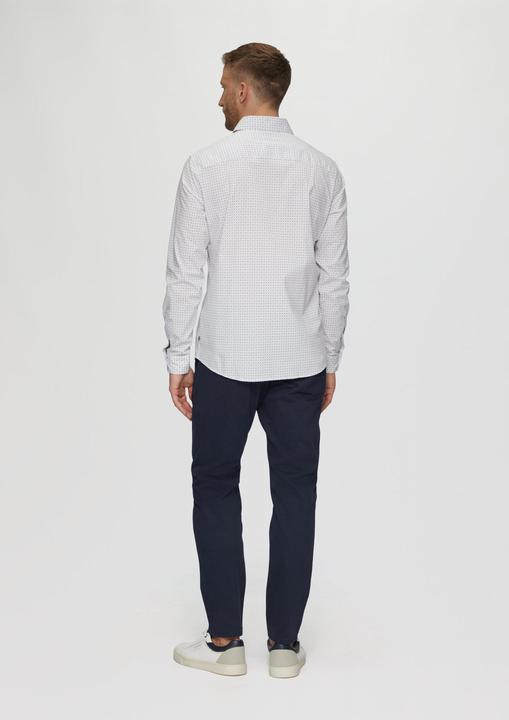Produktbild S.Oliver Hemd Slim Fit: Gemustertes Hemd aus Baumwollmix (XXL)
