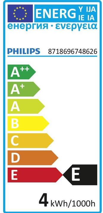Energy Label Philips LED (E27, 70 lm, 1x)