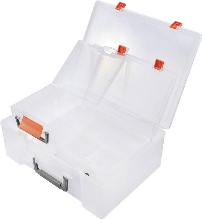 Actual product image Tru Components Sortimentskasten (L x B x H) 365 x 270 x 124 mm Anzahl Fächer: 5