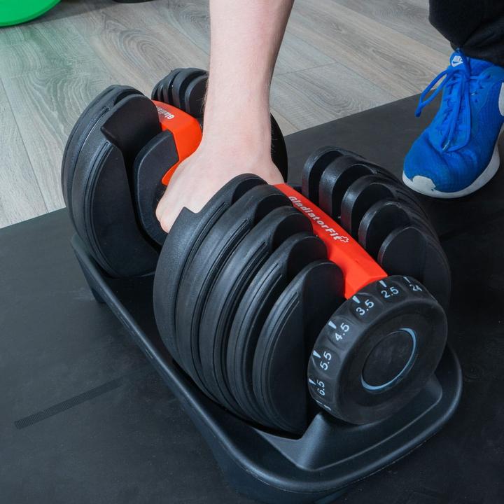 Actual product image Gladiatorfit Adjustable Dumbbell (1 x 2 kg - 24kg)