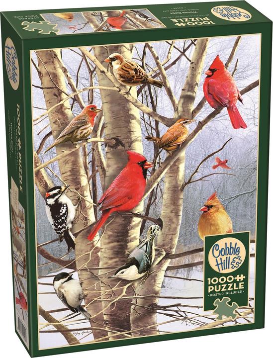 Productafbeelding Cobble Hill Puzzle 1000 pieces Winter Birds (1000 onderdelen)