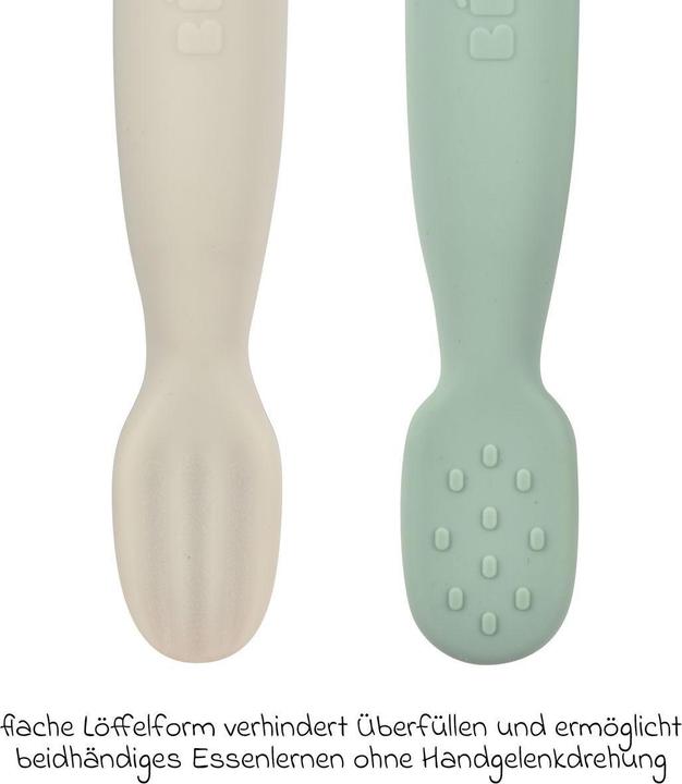 Immagine prodotto Beaba Cucchiaio didattico in silicone verde/grigio 2s