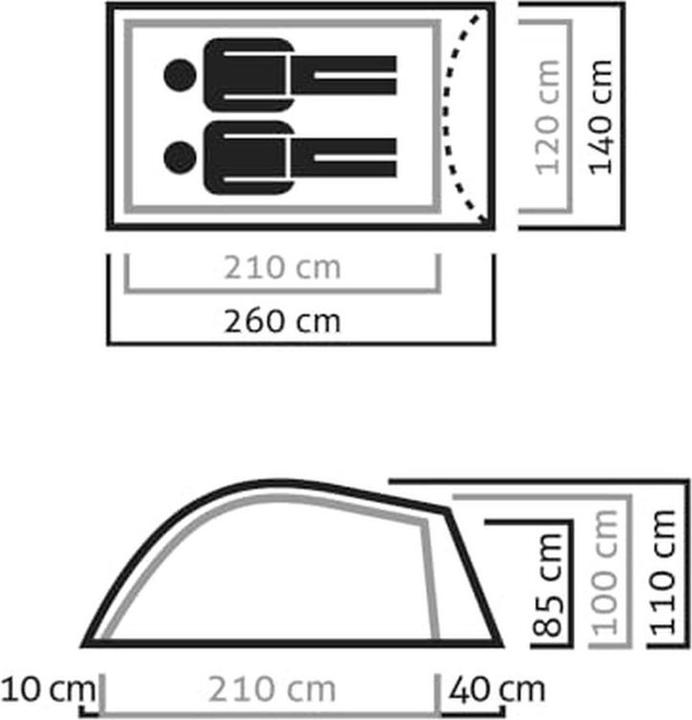 Image du produit Salewa Litetrek II (Tente igloo, 2.47 kg)