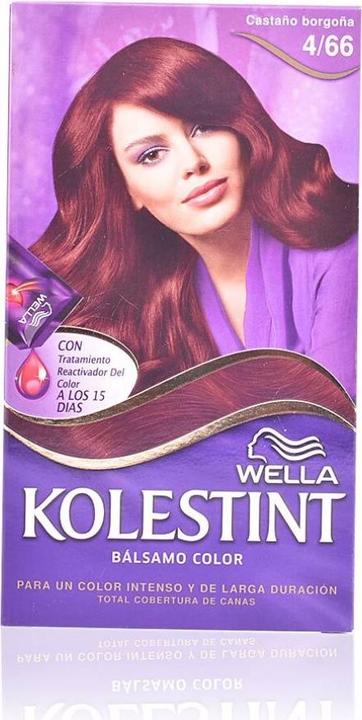 Actual product image Wella KOLESTINT ink bálsamo colour #4,66 castaño borgoña (#4,66 castaño borgoña)