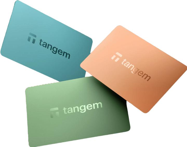 Productafbeelding Tangem 2.0 - set van 3 kaarten (Bitcoin, Meer)
