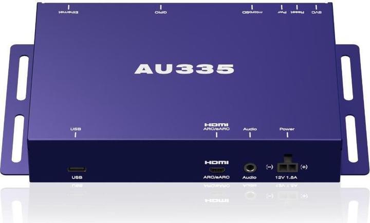 Productafbeelding BrightSign AU335 Digital Signage Audiospeler (USB, GPIO, Ethernet, Dolby Atmos, 24-bit)