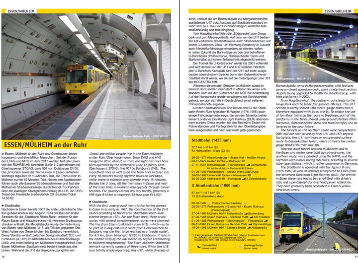 Immagine prodotto U-Bahnen in Deutschland (Tedesco, Inglese, Robert Schwandl, 2019)