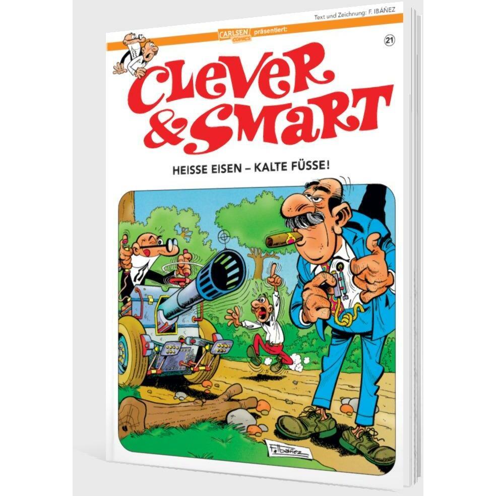 Thumbnail - Clever und Smart 21: Heisse Eisen - kalte Füsse!, Belletristik von Francisco Ibáñez