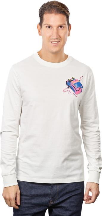 Actual product image Scotch & Soda Regular Fit T-Shirt Long Sleeve White (L)