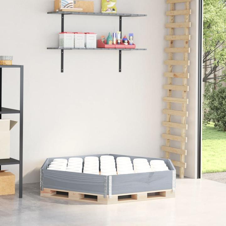 Actual product image vidaXL Paletten Aufsatzrahmen