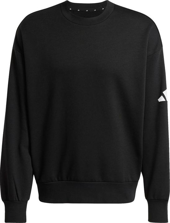 Produktbild Adidas Herren-Sweatshirt Essentials Loose Fit mit Bar-Logo, Schwarz (M)