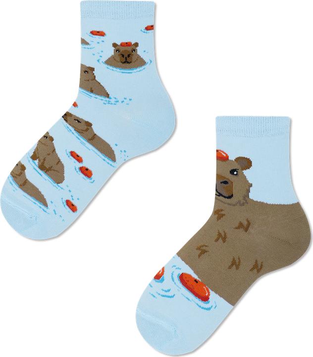 Actual product image Many Mornings Capybara children's socks (27 - 30)