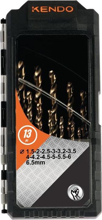 Actual product image Kendo HSS-Co twist drill bit set Ø 1.5–6.5 (1.5)