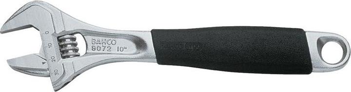 Actual product image Bahco ERGO 27 mm open-end spanner with central nut and rubber handle, chrome-plated, 208 mm (27 mm)