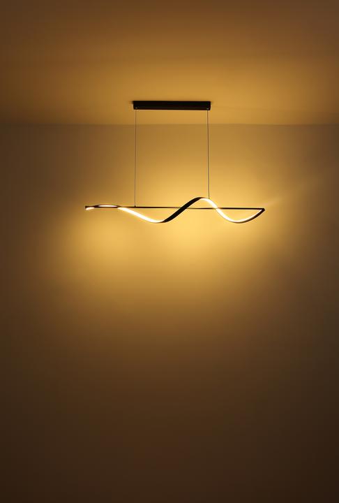 Image du produit Globo Lampe à Suspendre Métal Noir Mat, 1xled (3000 lm)