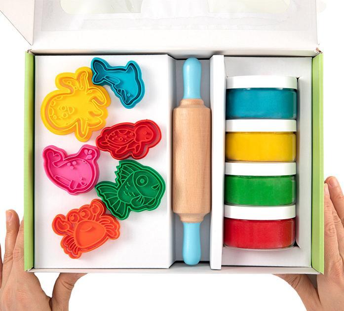 ChildGen Modelliermasse 17 Stück Meerestiere