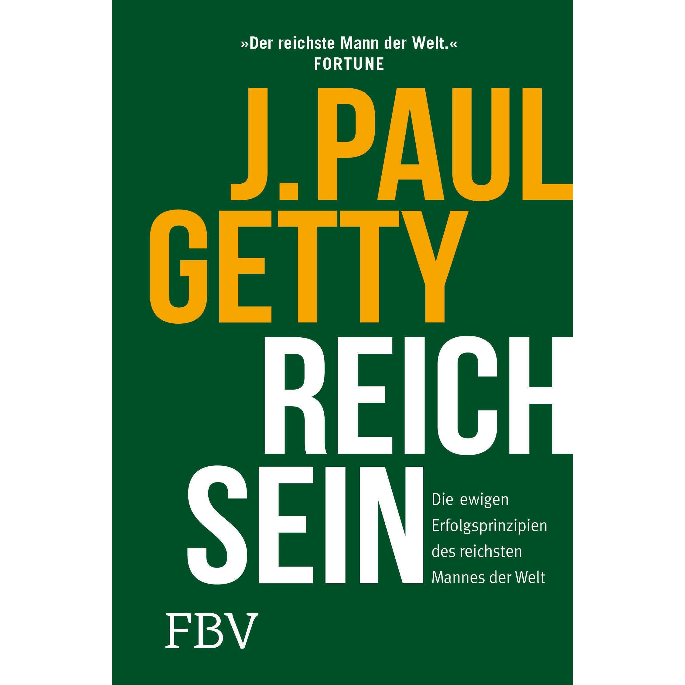 Reich sein, Fachbücher von J. Paul Getty