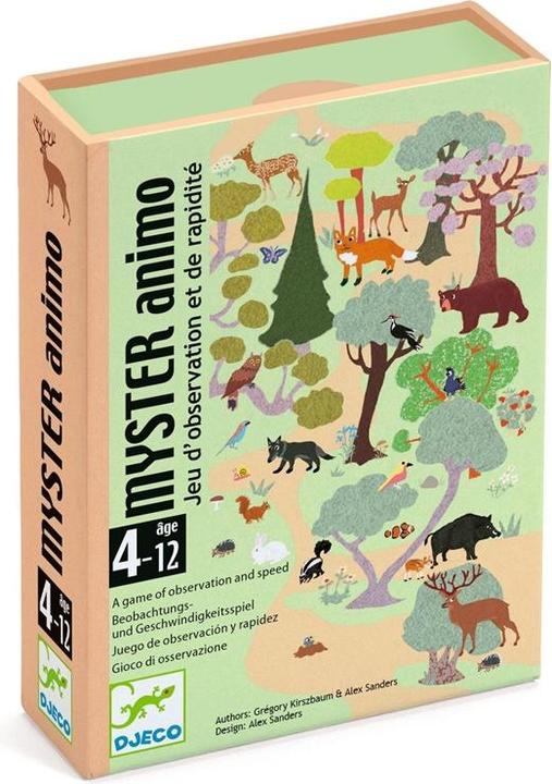Actual product image Djeco Card game Myster animo (mult) (Multilingual)